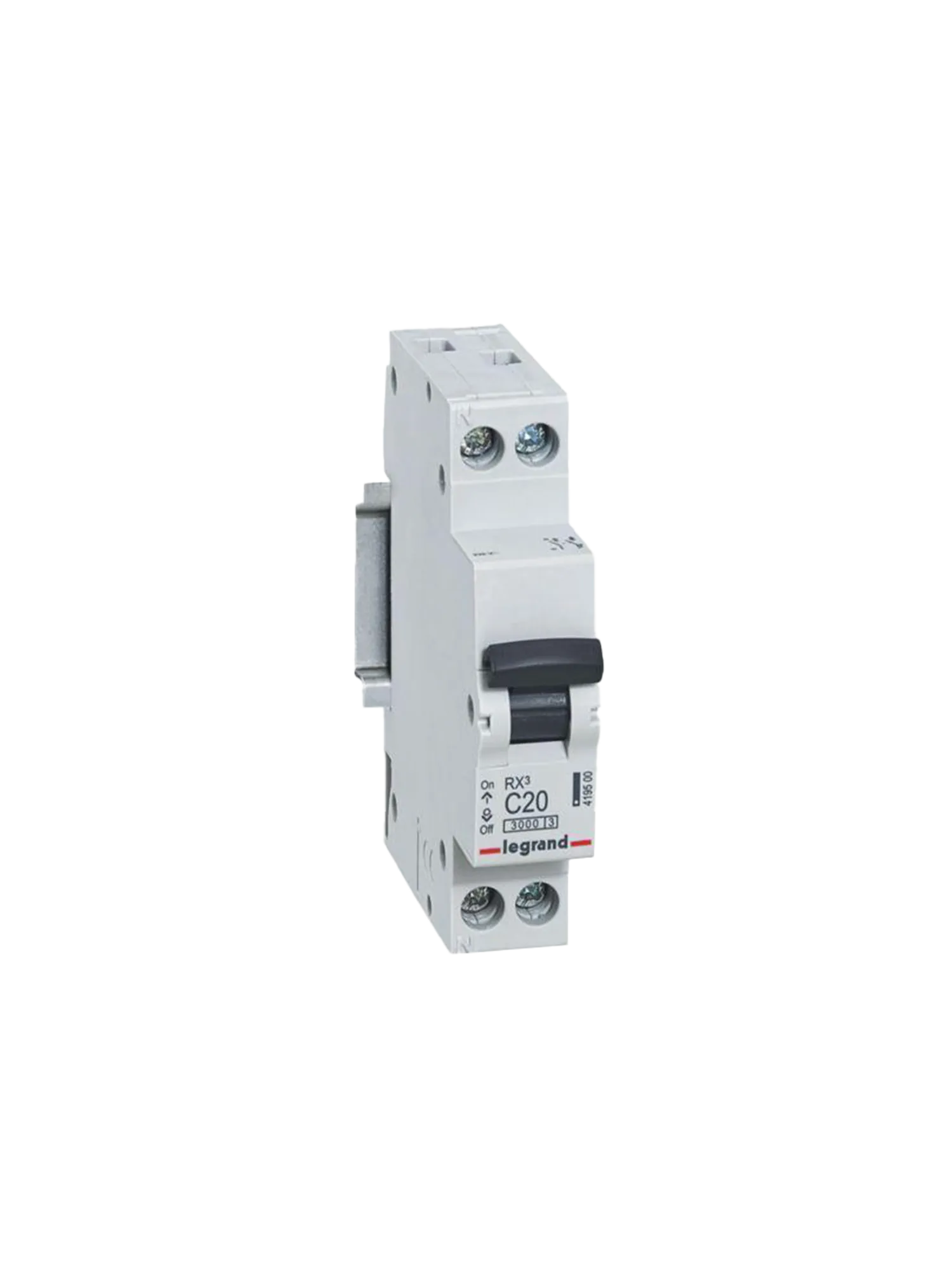 Legrand Breaker – MCB RX³ – 4.5 kA C Curve (1P+N) – 20A