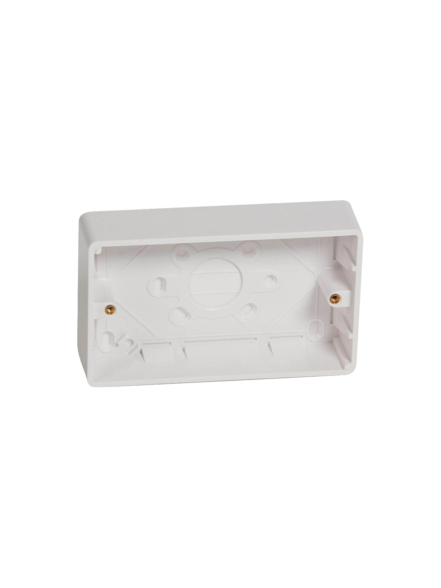 Plastic Surface Boxes - 2 Gang - 35mm